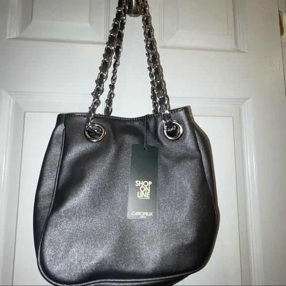 Grey Glittery Small Tote Bag Camomilla Italia - Picture 6 of 6